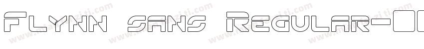 Flynn sans Regular字体转换